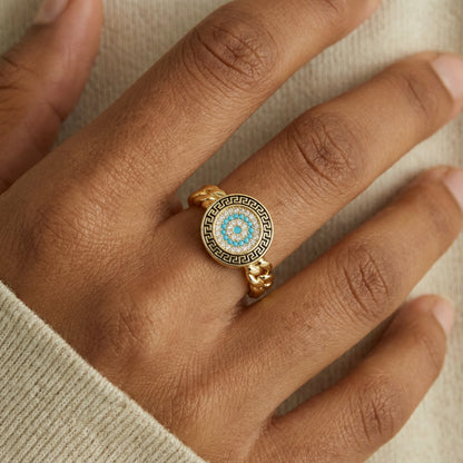 Nazar — Evil Eye Statement Ring