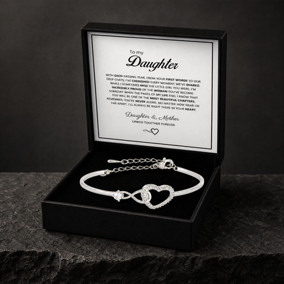 To My Daughter: Forever Linked Bracelet