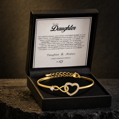 To My Daughter: Forever Linked Bracelet