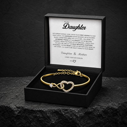 To My Daughter: Forever Linked Bracelet