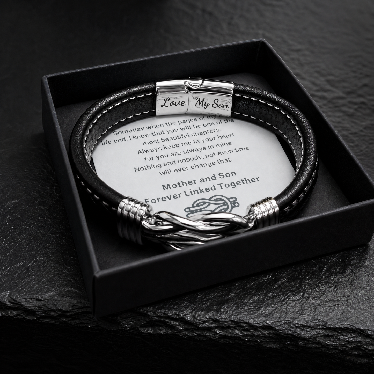 To My Son - A Mothers Bond Bracelet